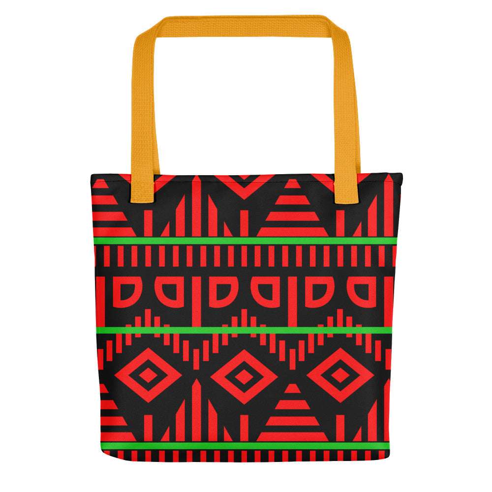 Tote Tribal Yellow tote bag