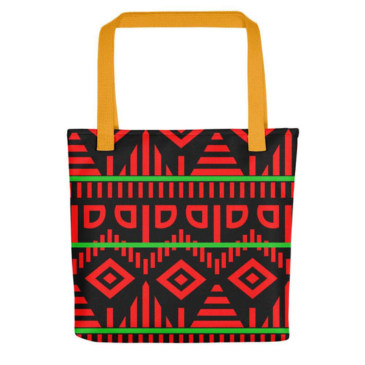 Tote Tribal Yellow tote bag