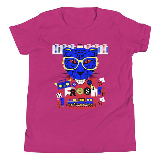 Youth T Fresh Cat Berry / XL kids