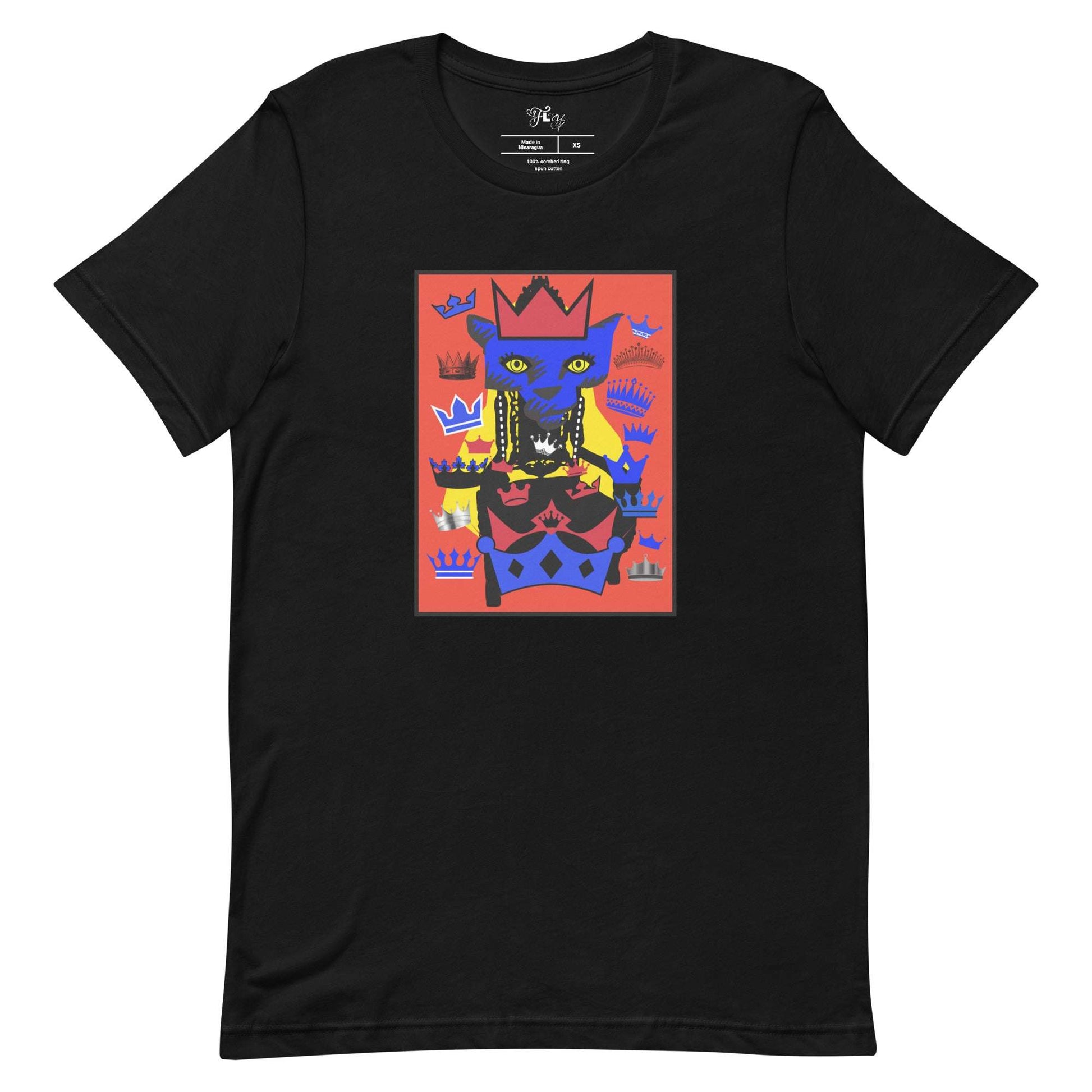 T Crown King Black / 4XL tshirt