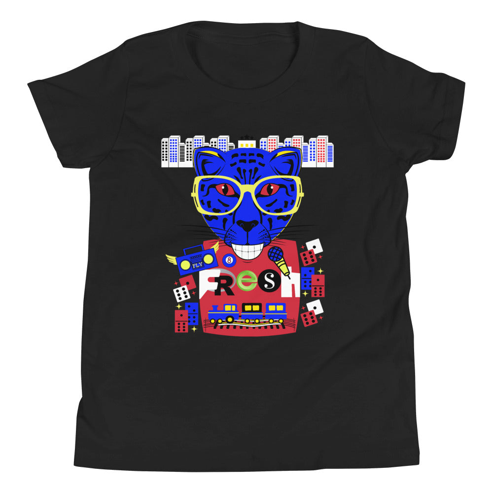 Youth T Fresh Cat Black / XL kids