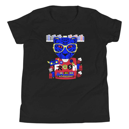 Youth T Fresh Cat Black / XL kids