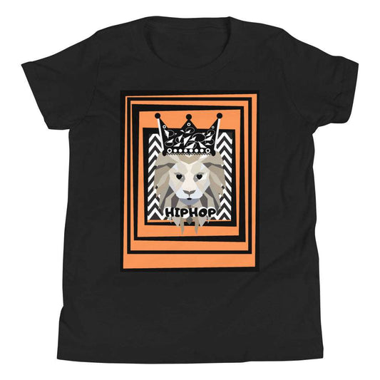 Youth T Hip Hop Lion Black / XL kids