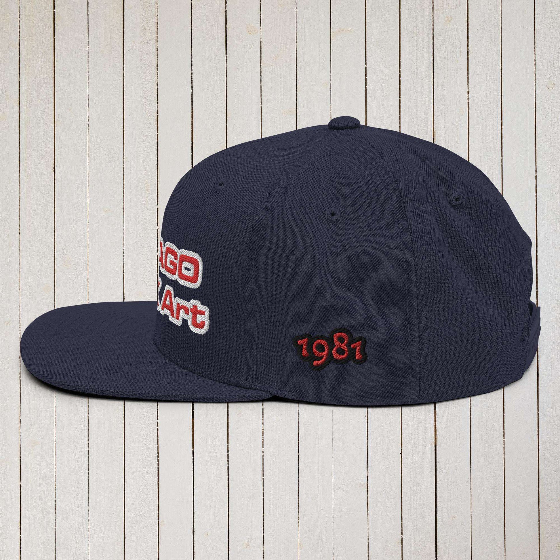 Chi &amp;quot;Chicago&amp;quot; Lyric X Art Snapback Hat