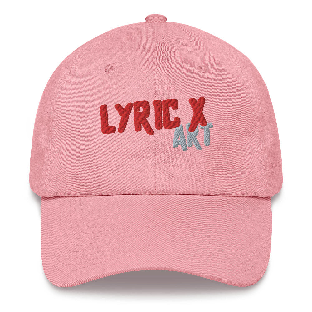 Lyric X Art Logo Red & Yellow Dad Hat - lyricxart