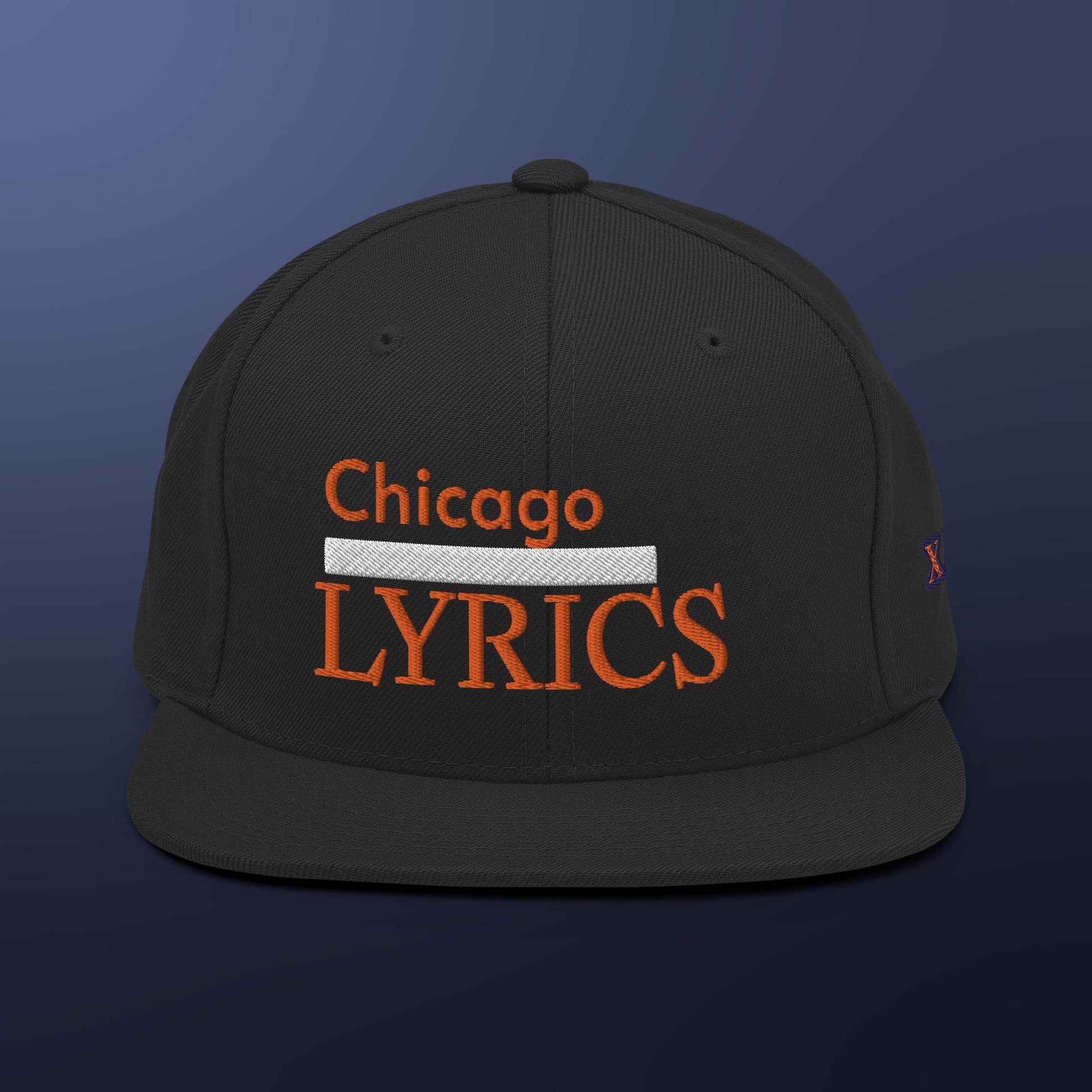 Chicago Lyrics Snapback Hat - lyricxart