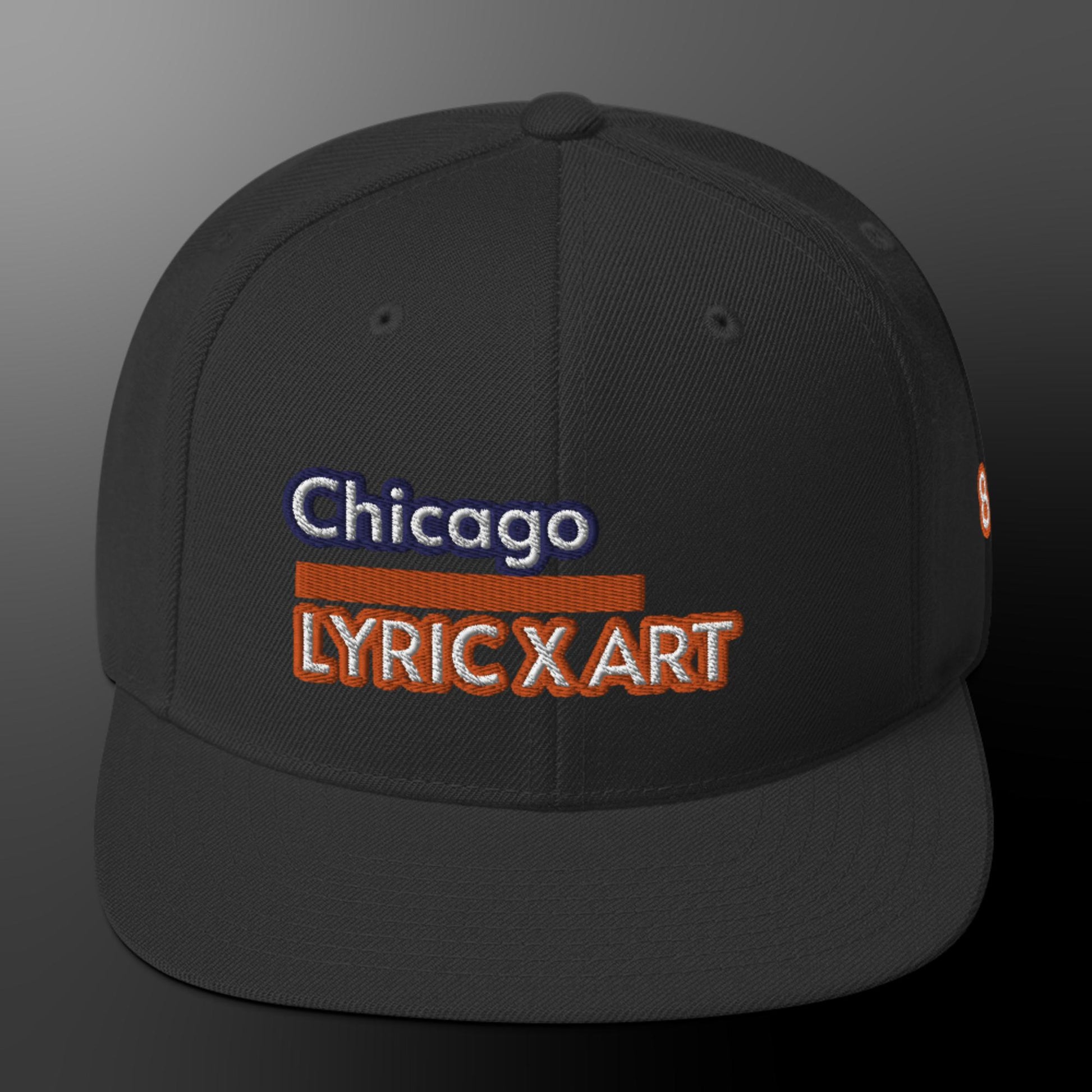 Chicago Lyric X Art 81 Snapback Hat - lyricxart