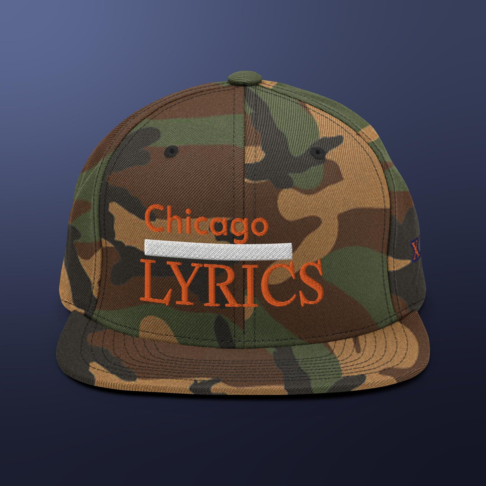 Chicago Lyrics Snapback Hat - lyricxart