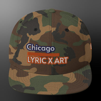 Chicago Lyric X Art 81 Snapback Hat - lyricxart