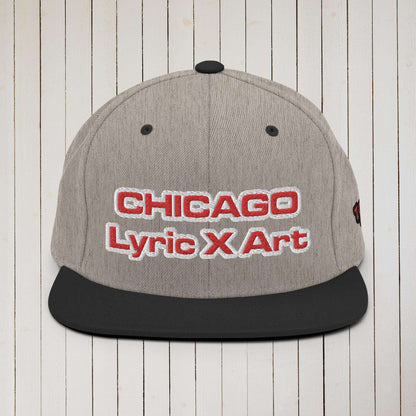 Chi "Chicago" Lyric X Art Snapback Hat - lyricxart