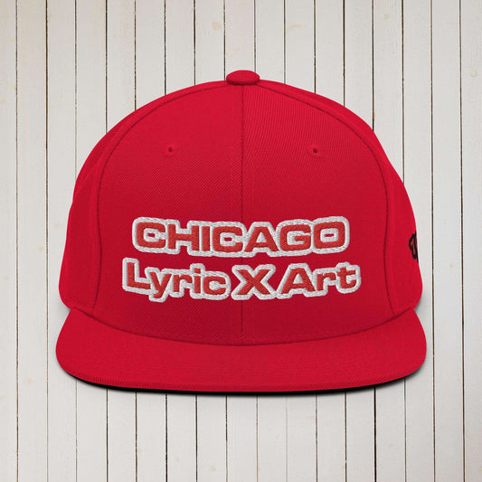 Chi "Chicago" Lyric X Art Snapback Hat - lyricxart