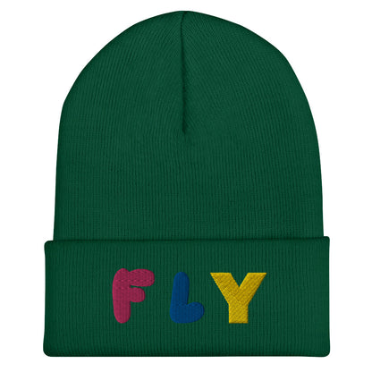 Cuffed Beanie Fly I Am - lyricxart