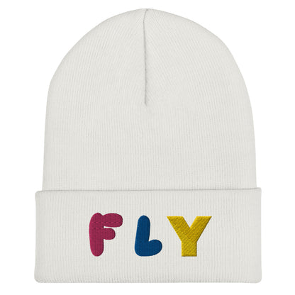 Cuffed Beanie Fly I Am - lyricxart