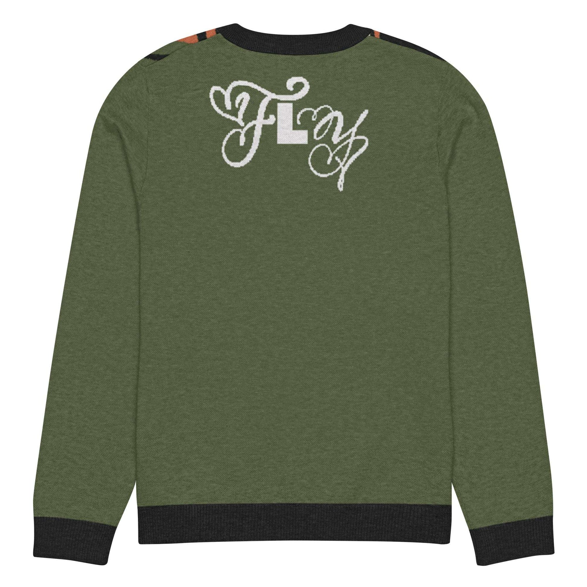 Fly Panther Knitted crew neck sweater