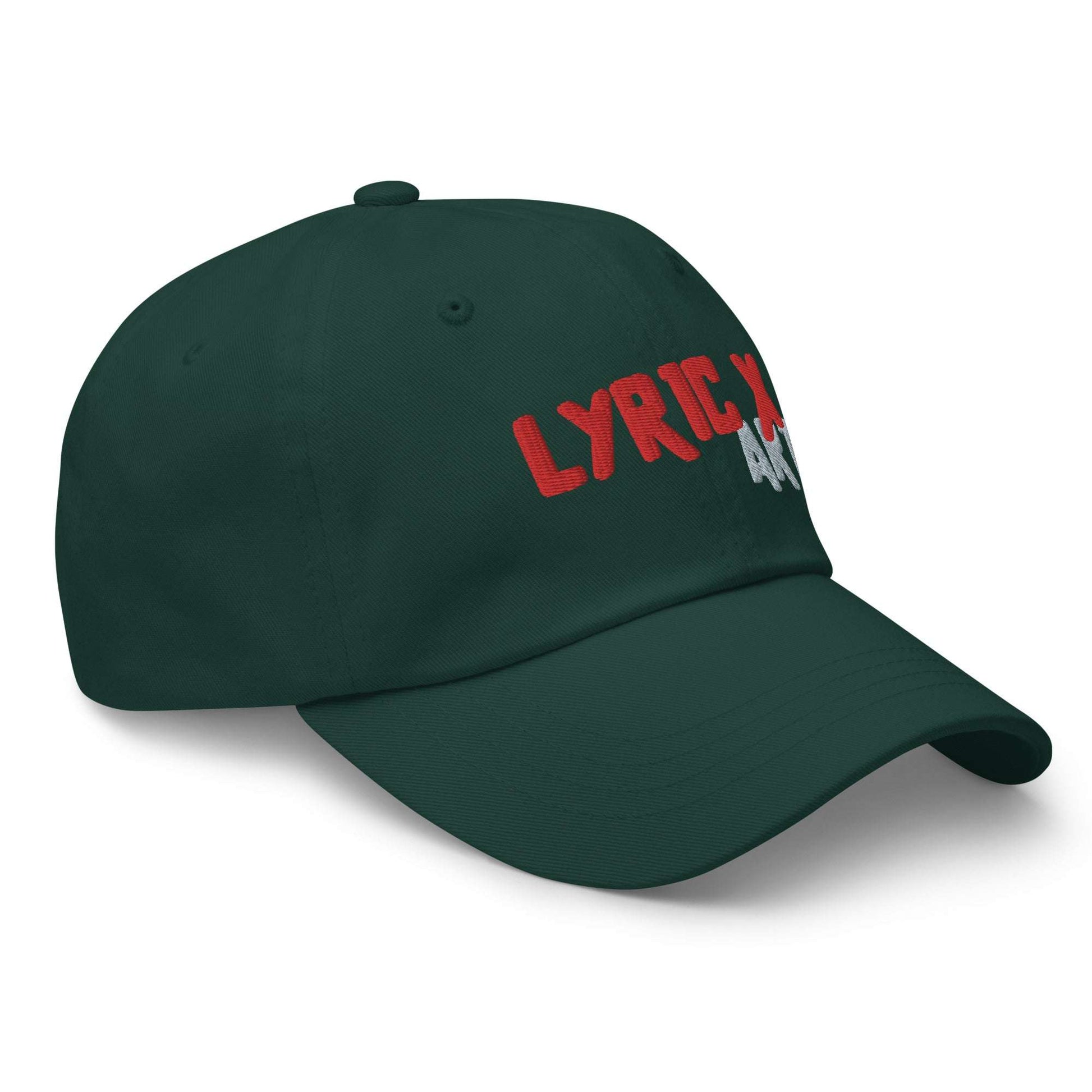 Lyric X Art Logo Red &amp;amp; Silver Dad Hat hat