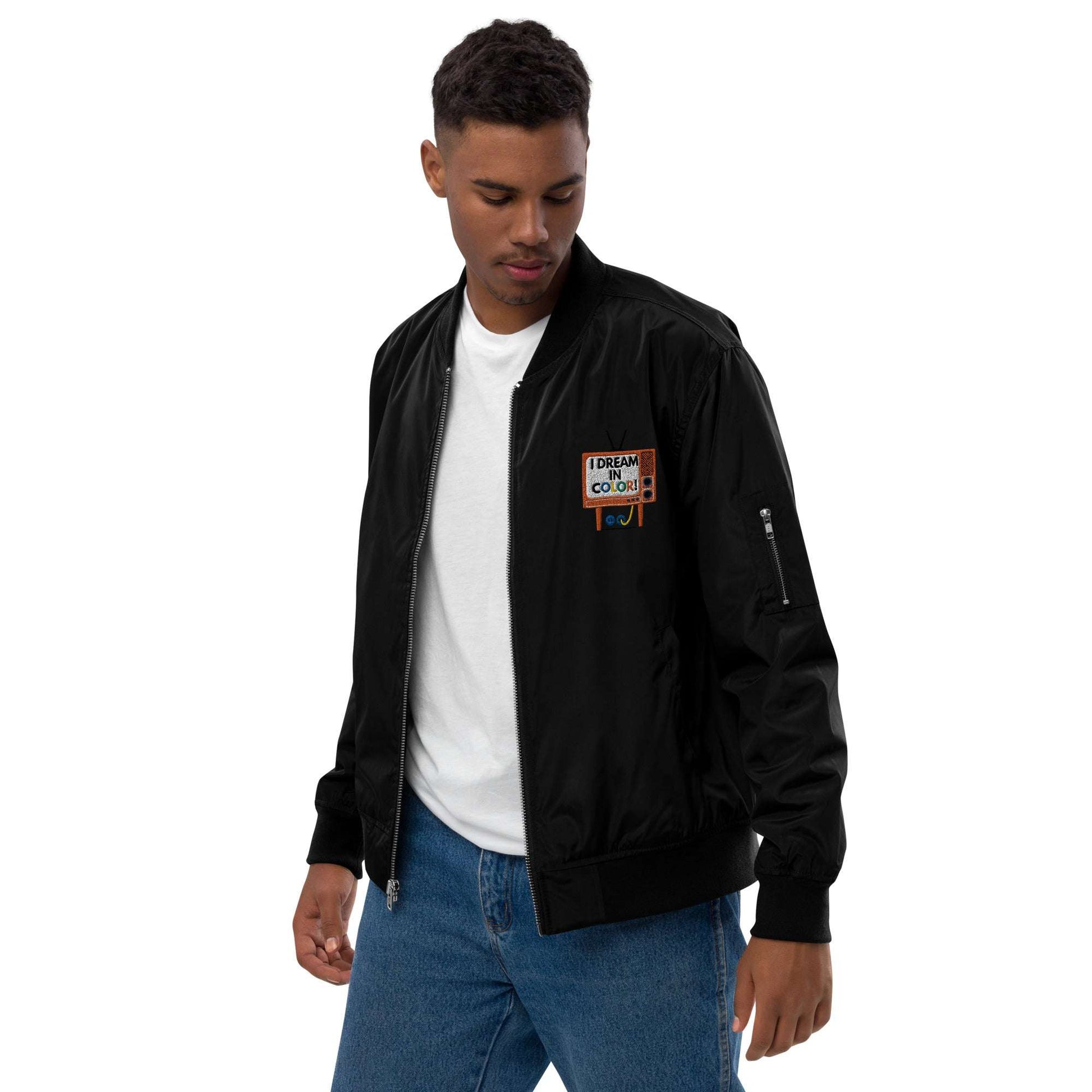 I Dream In Color Premium recycled bomber jacket