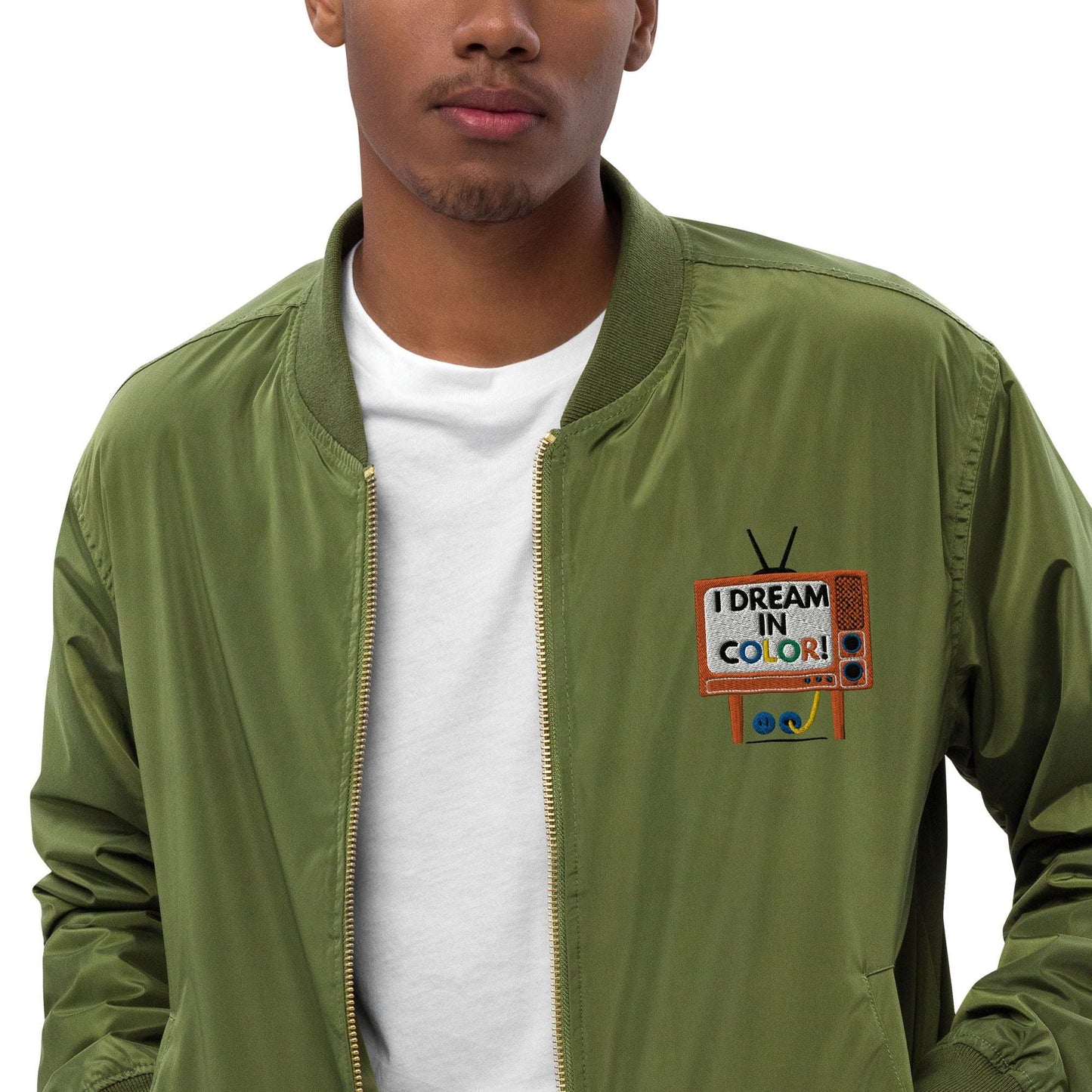 I Dream In Color Premium recycled bomber jacket