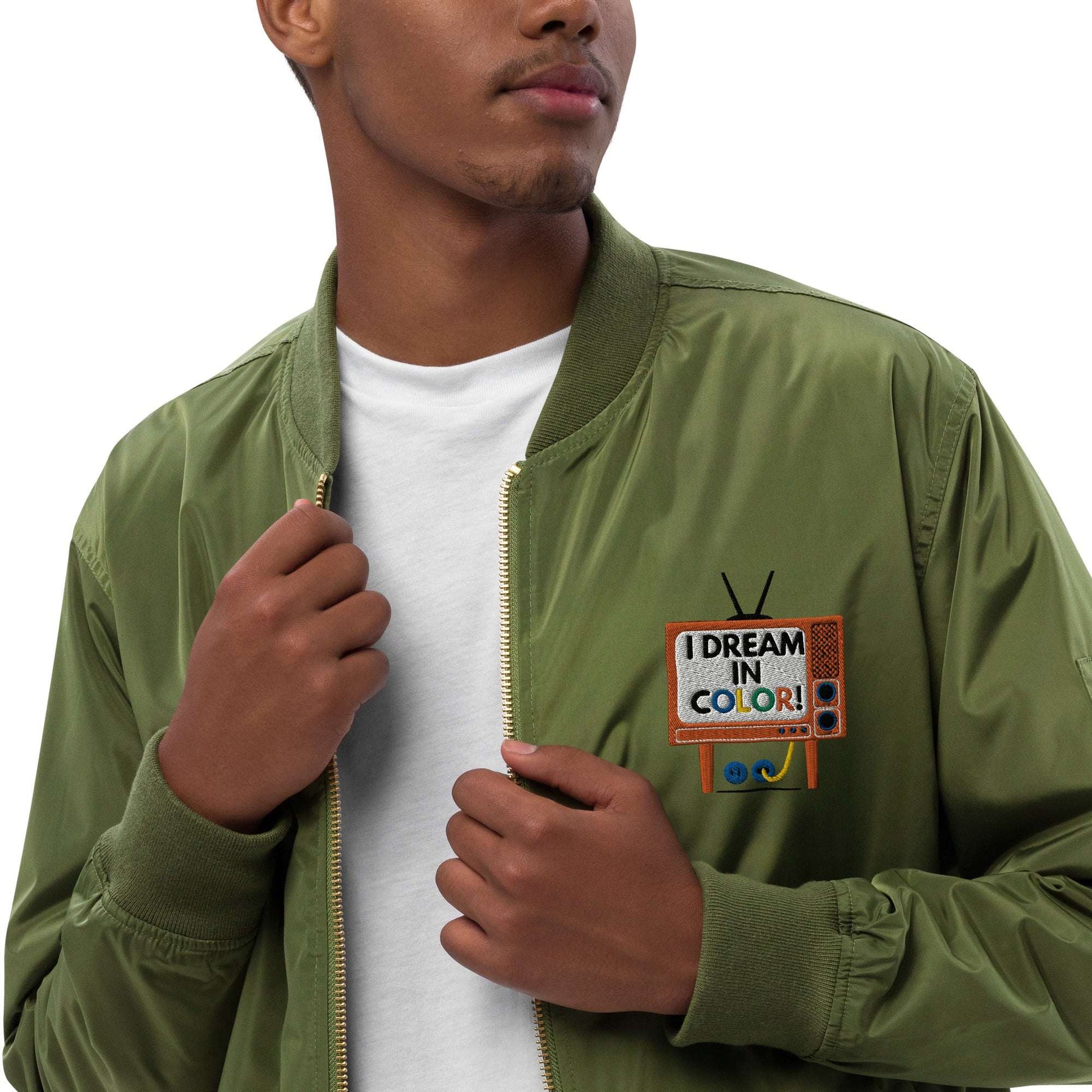 I Dream In Color Premium recycled bomber jacket