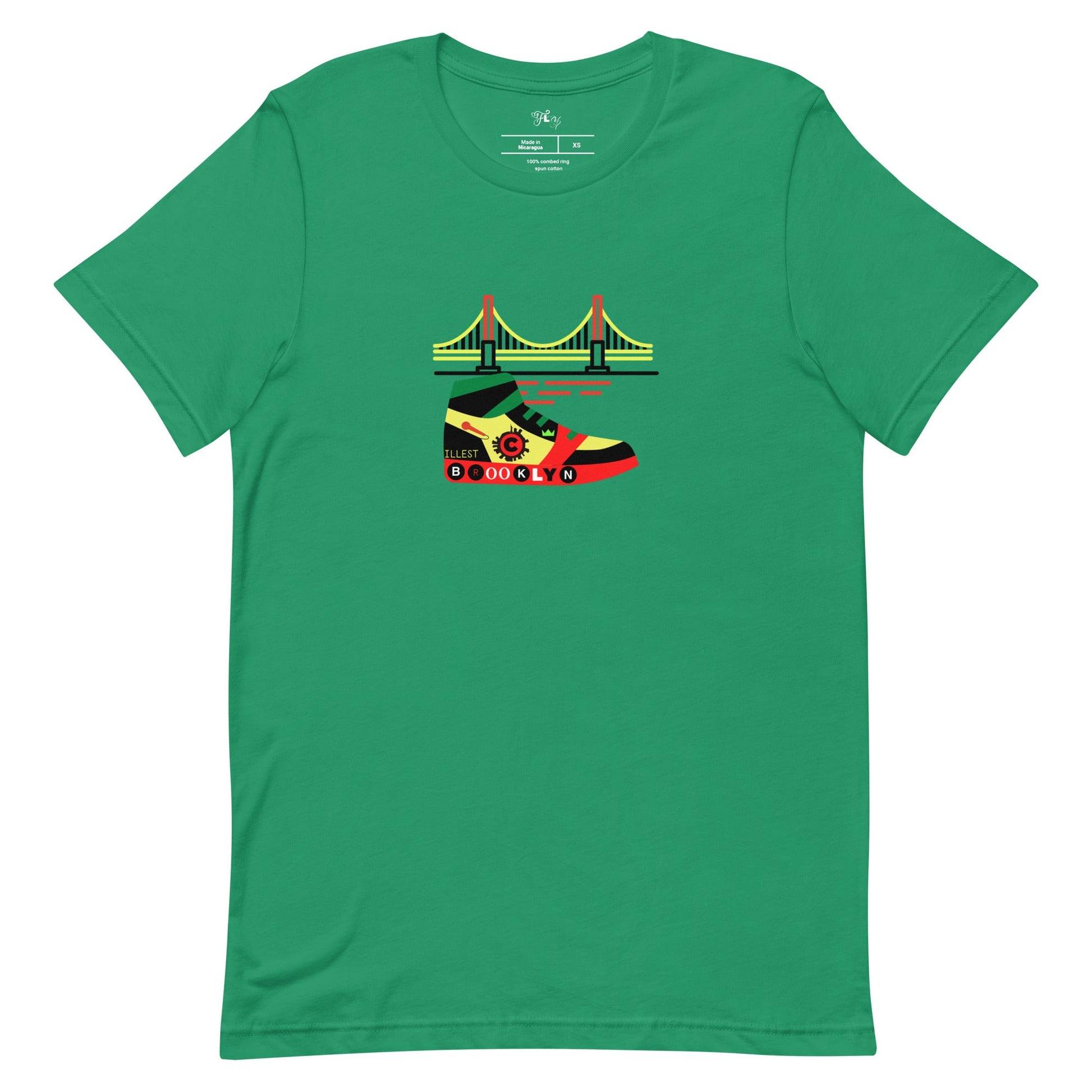T Brooklyn New York Kelly / 2XL tshirt