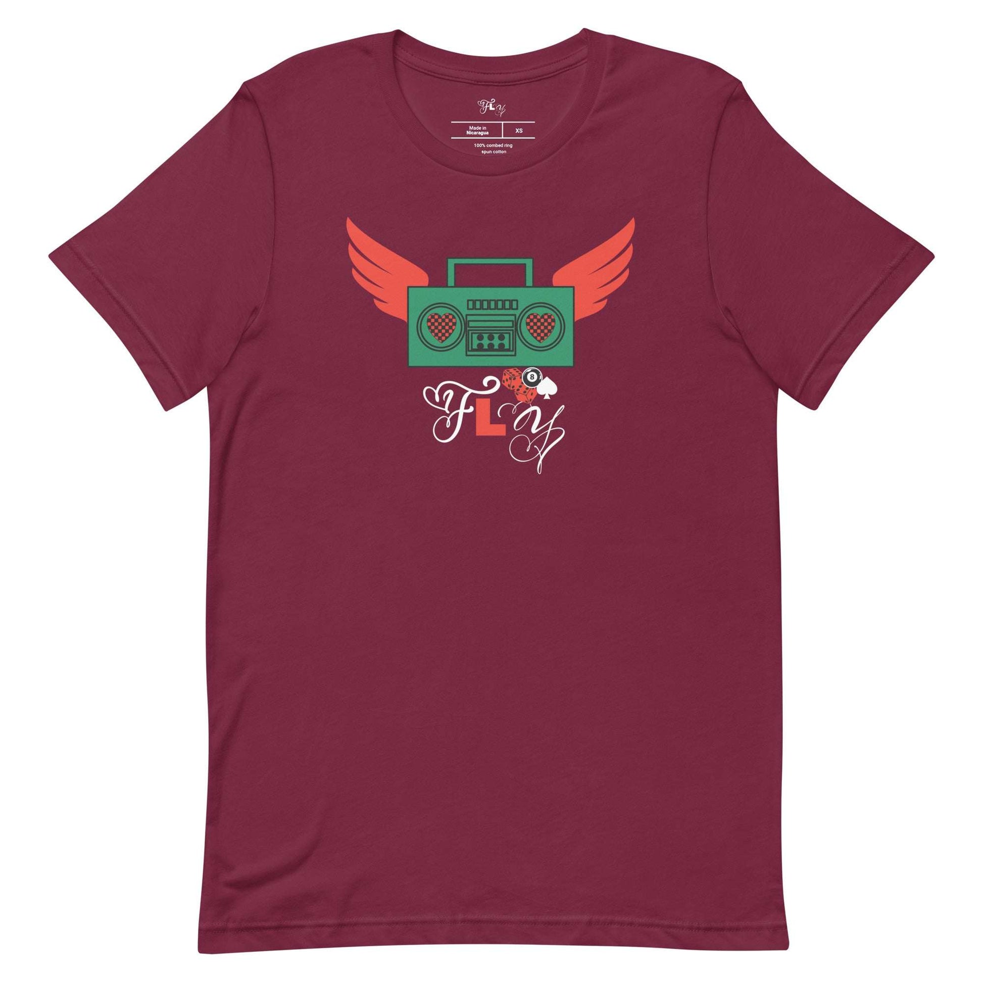 T Boombox Maroon / 4XL tshirt