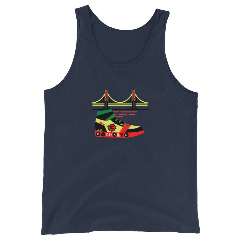 Tank Brooklyn New York Navy / 2XL tank top