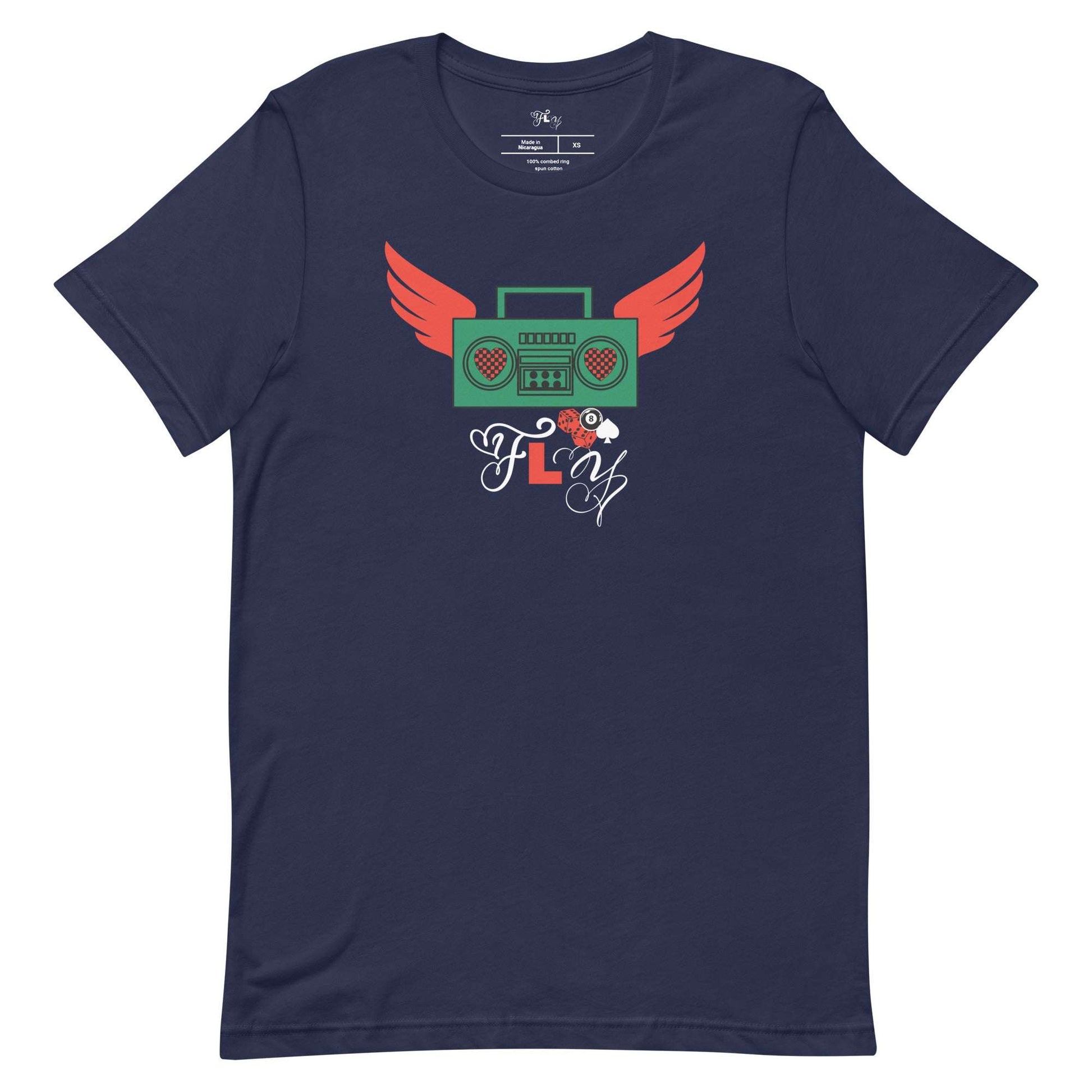 T Boombox Navy / 4XL tshirt