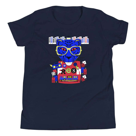 Youth T Fresh Cat Navy / XL kids
