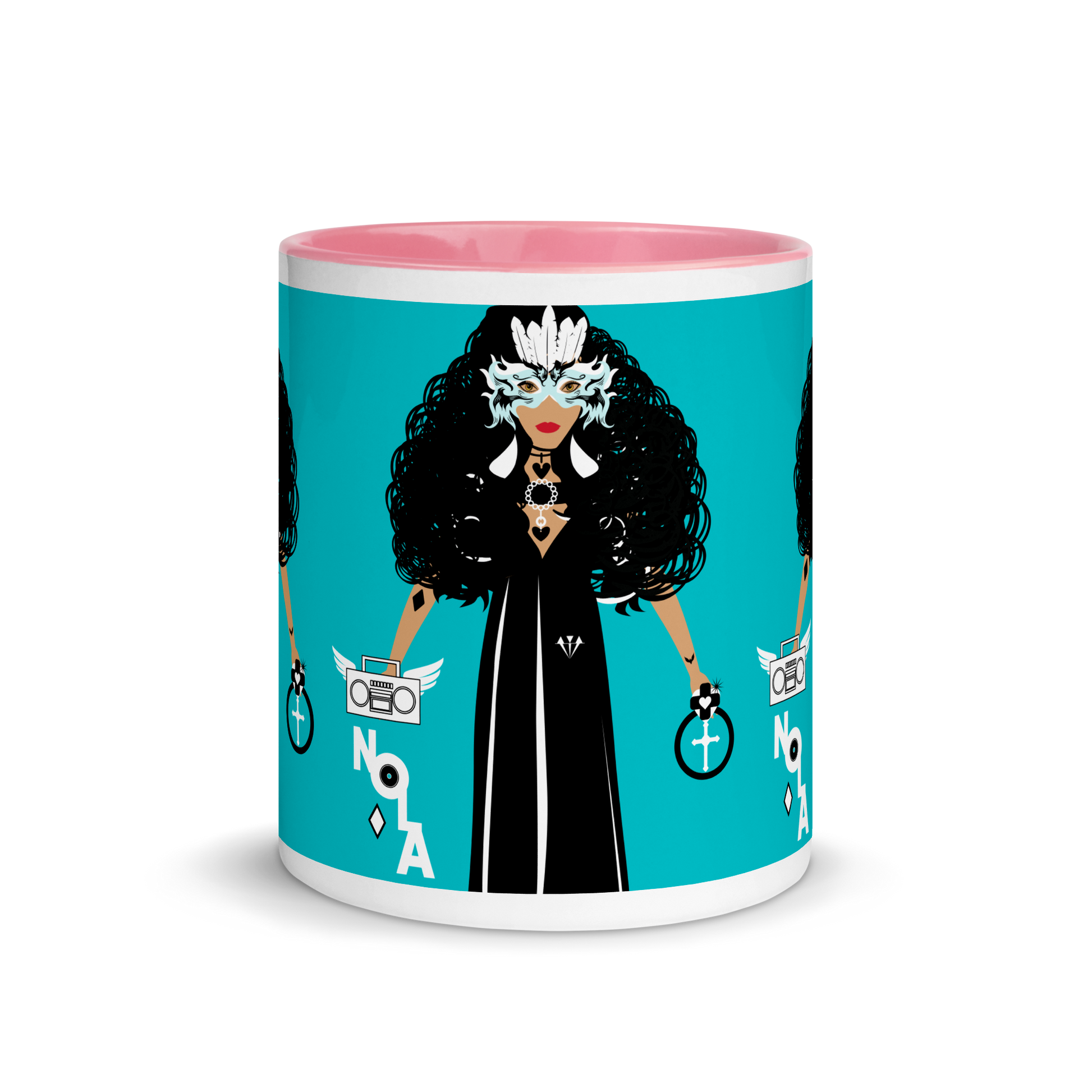 Mug B-Girl Mardi Gras Pink mug