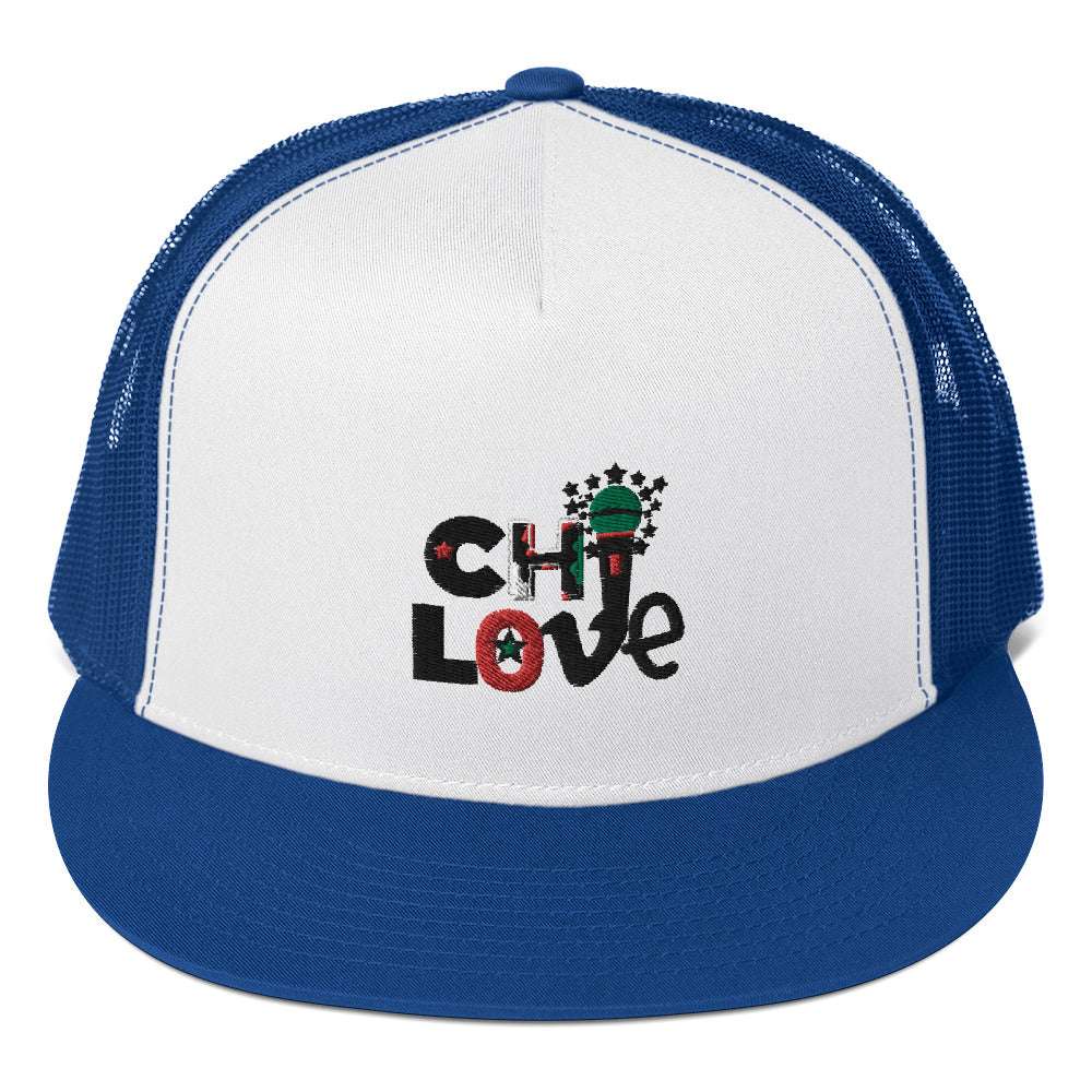 Chi Love Trucker Cap Royal/ White/ Royal cap