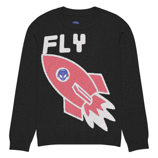 Fly Rocket Knitted crew neck sweater S sweater
