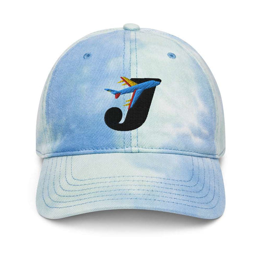 Fly J Tie dye hat Sky hat