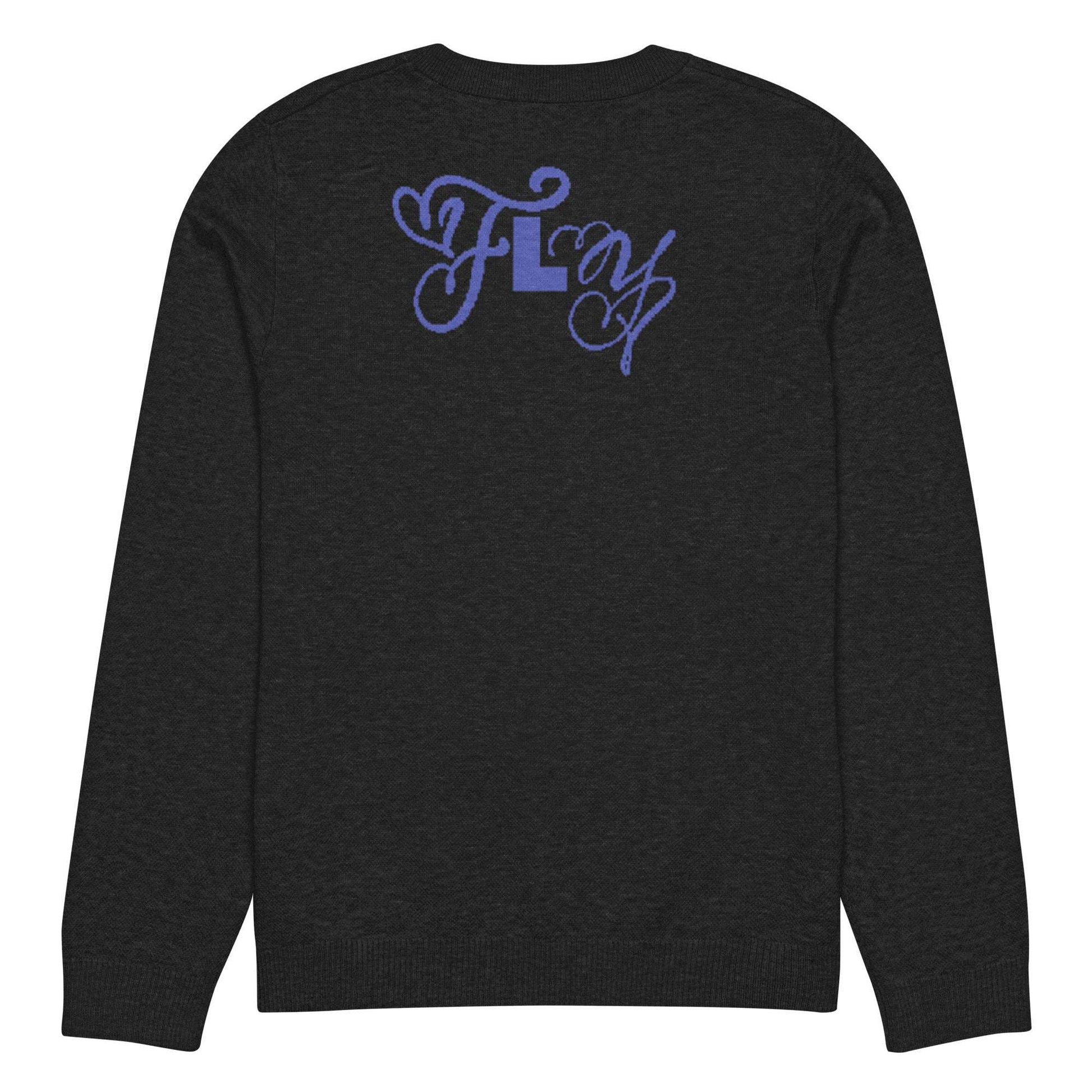Fly Rocket Knitted crew neck sweater sweater