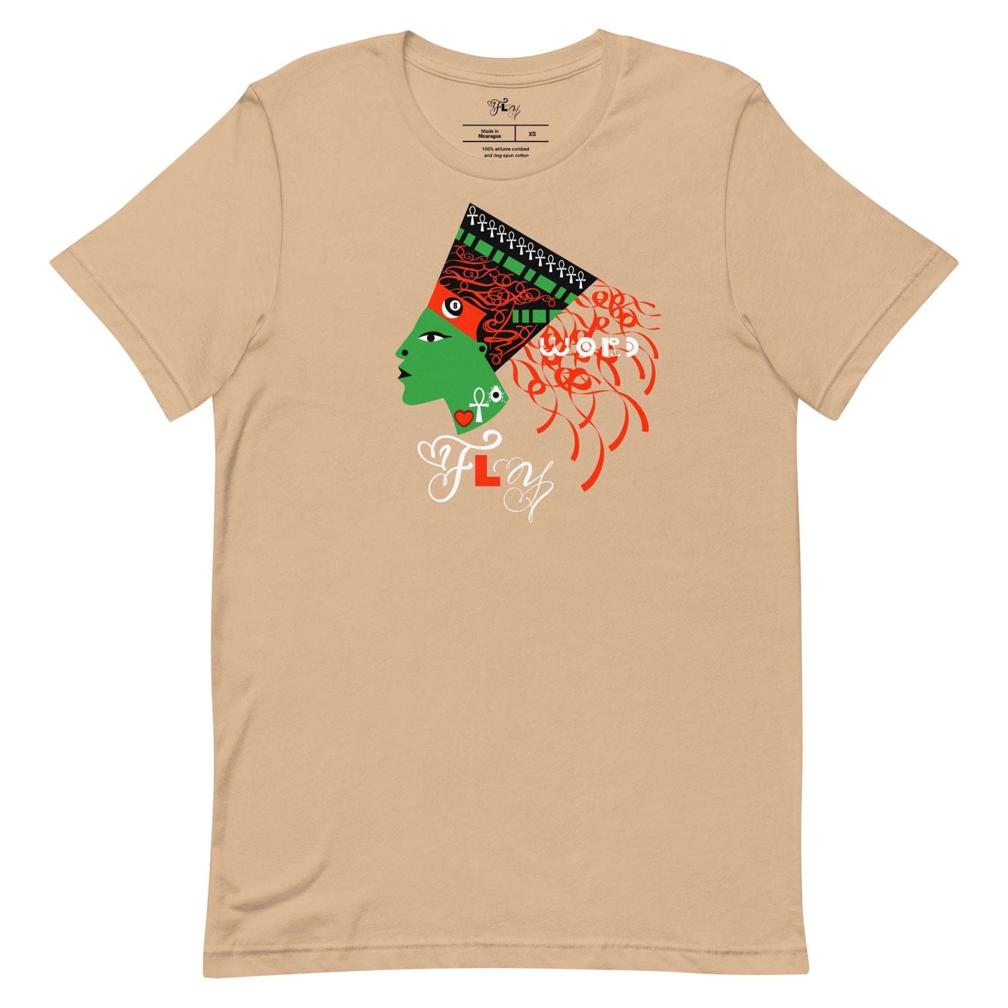 T-shirt B-Girl Word Tan / 2XL tshirt