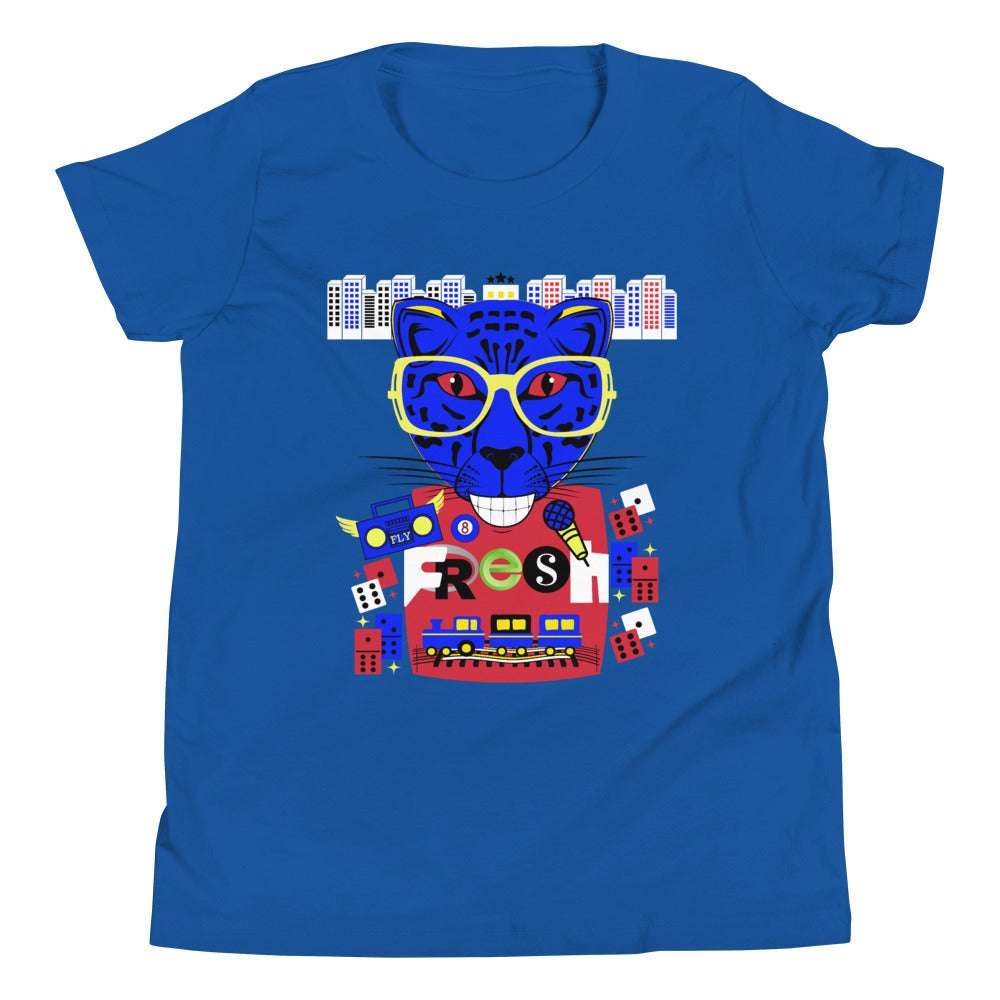 Youth T Fresh Cat True Royal / XL kids