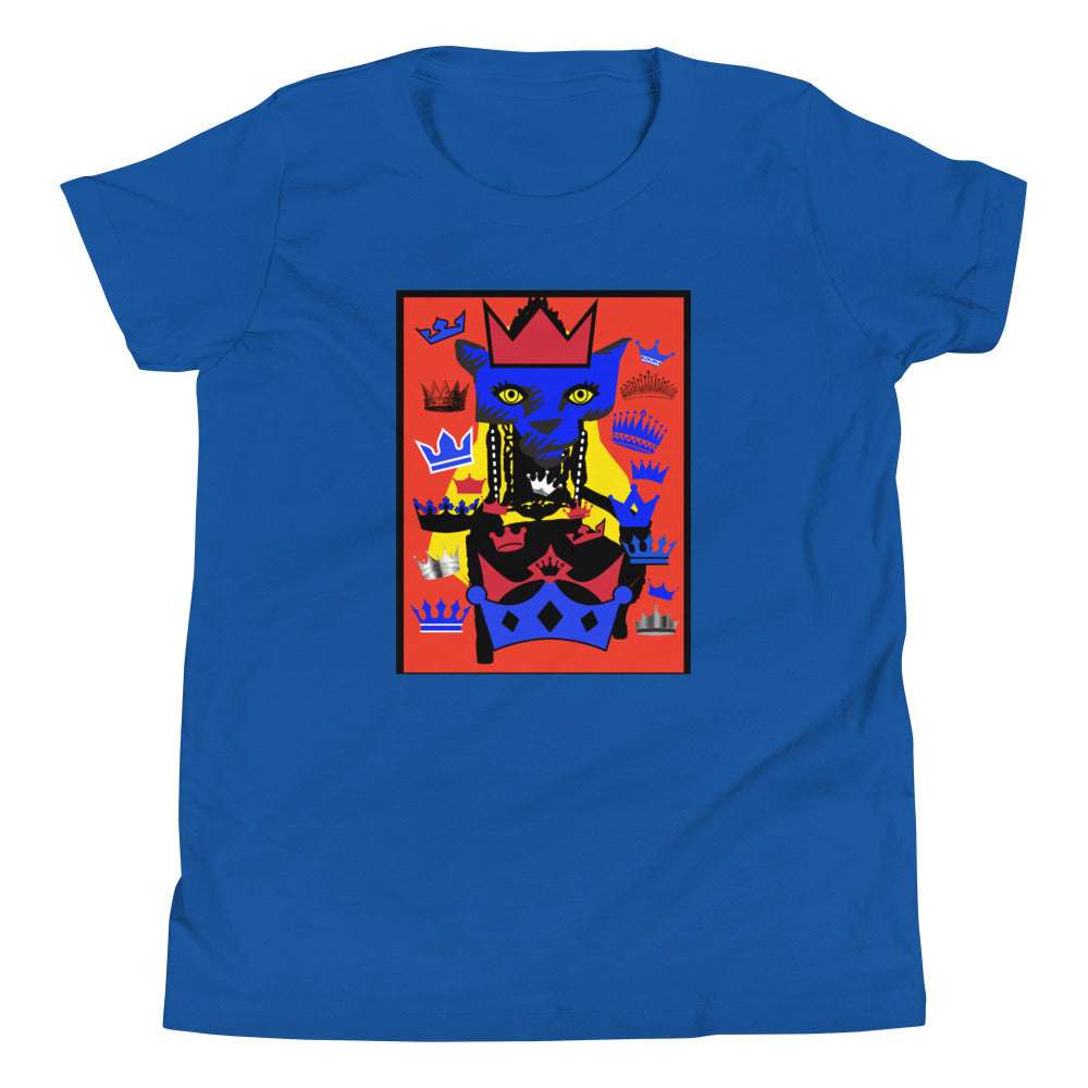 Youth T Hip Hop Crown King Lioness True Royal / XL kids