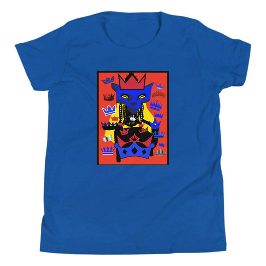Youth T Hip Hop Crown King Lioness True Royal / XL kids