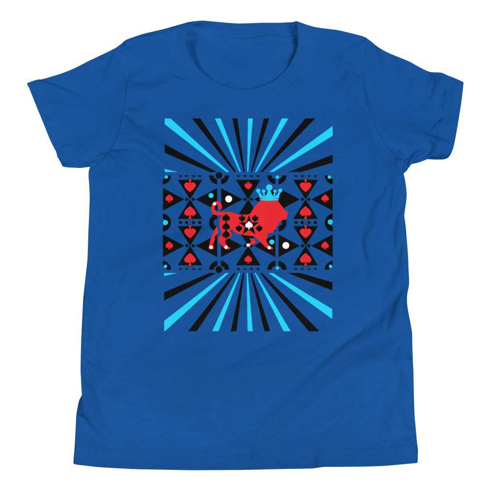 Youth T King of Spades True Royal / XL kids