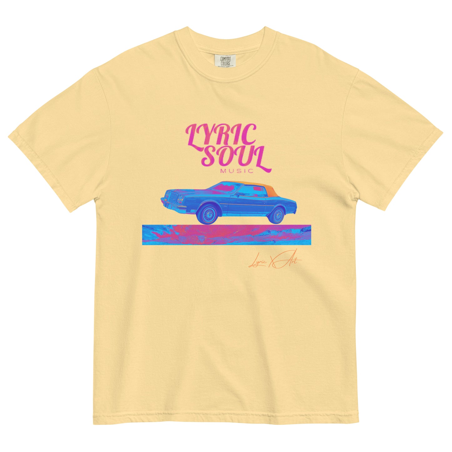 Lyric Soul Music Coupe Garment-Dyed Heavyweight T-shirt - lyricxart