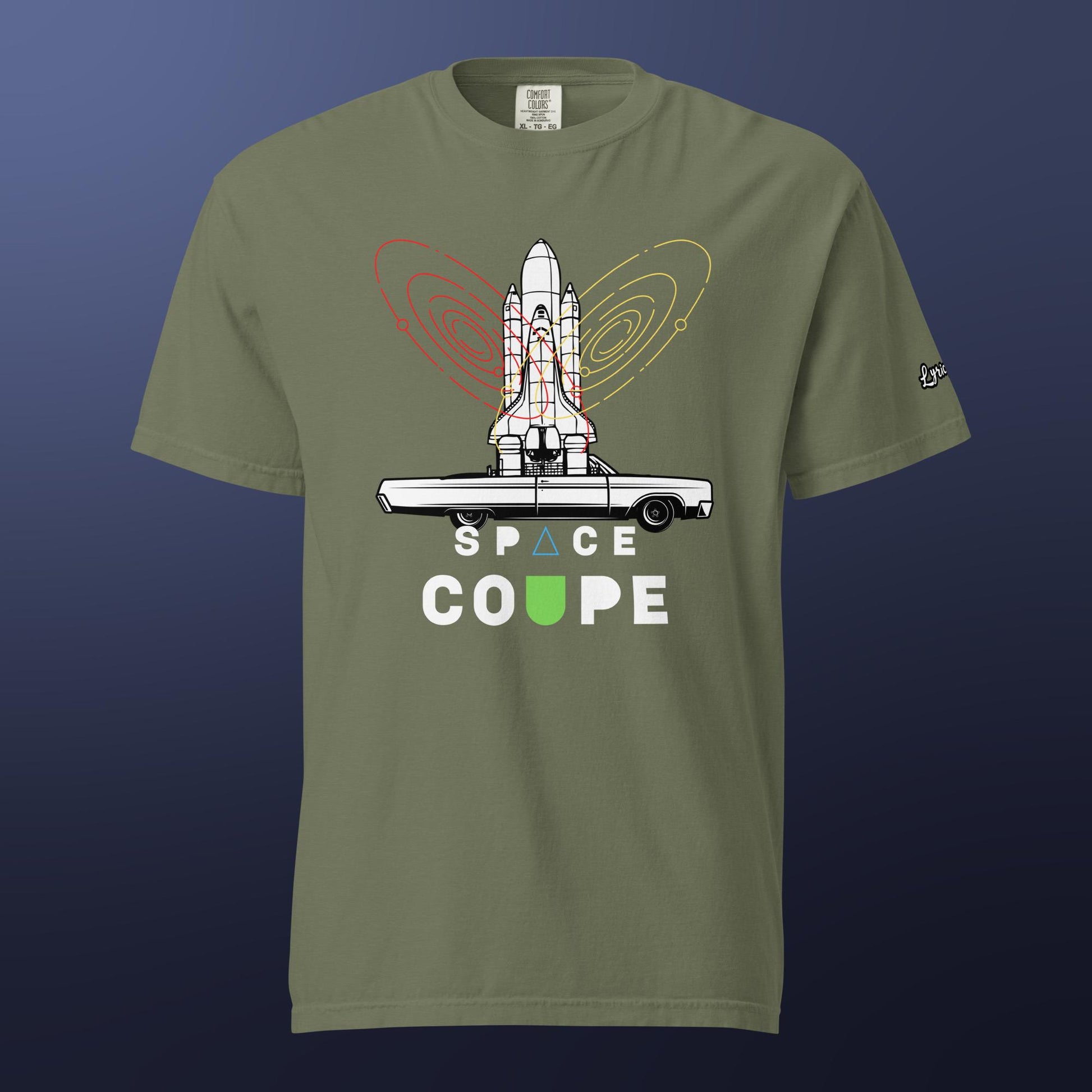 Space Coupe Garment-Dyed Heavyweight T-shirt - lyricxart