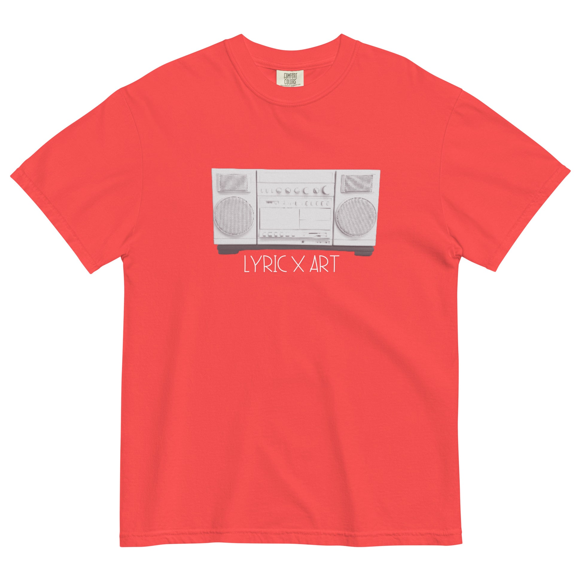 Lyric X Art Boombox garment-dyed Heavyweight t-shirt - lyricxart