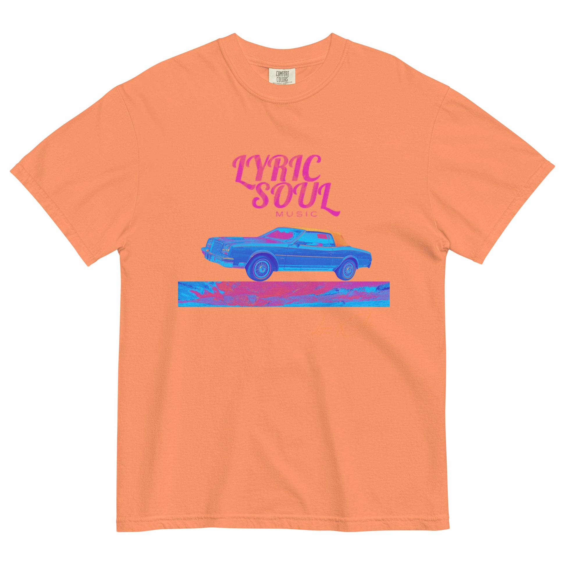 Lyric Soul Music Coupe Garment-Dyed Heavyweight T-shirt - lyricxart