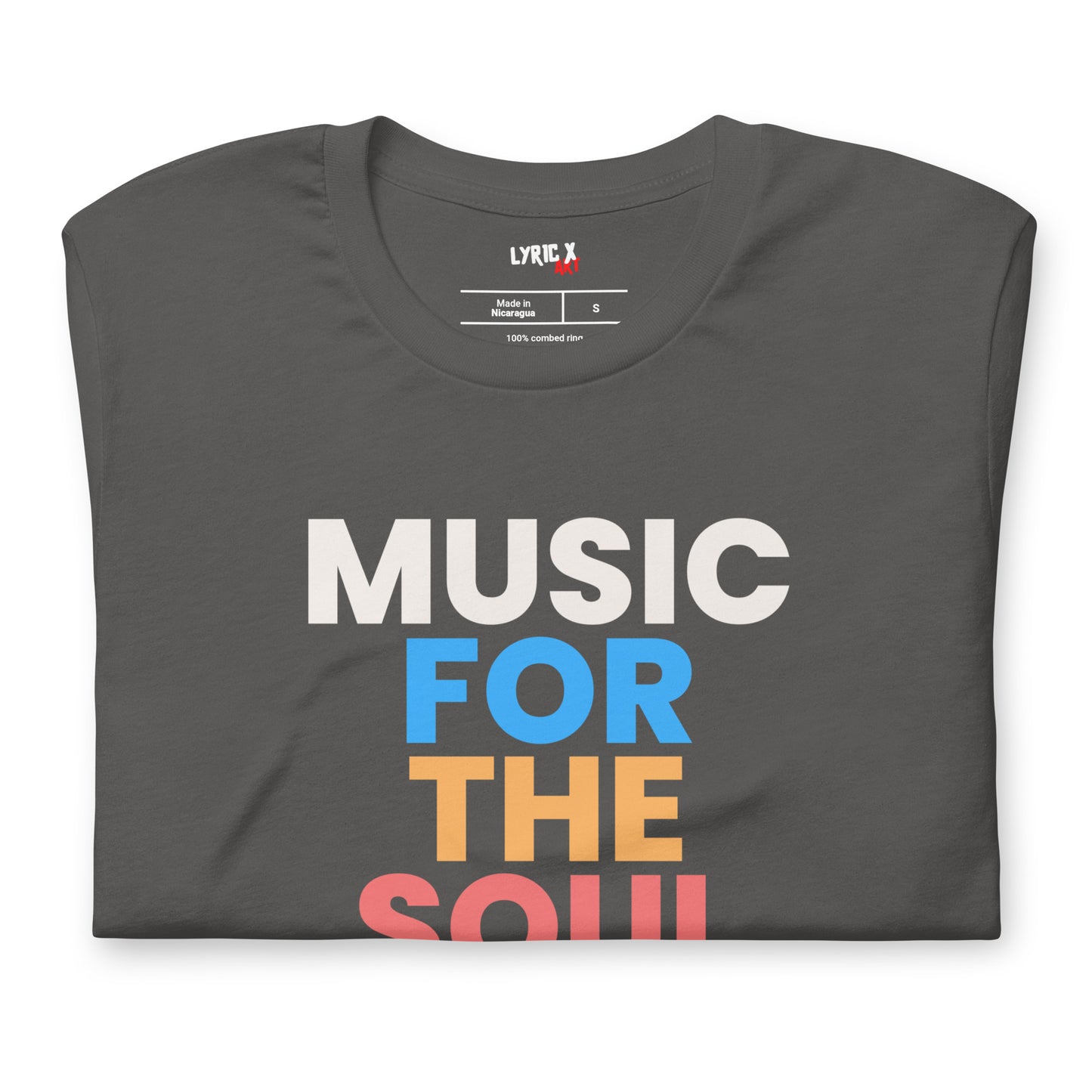 Music For The Soul T-Shirt - lyricxart