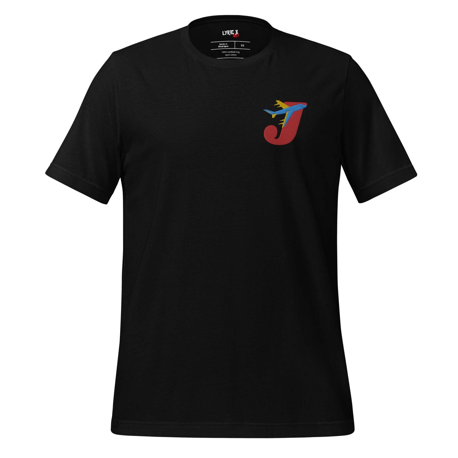 The FLY J T-Shirt in Black (Front)