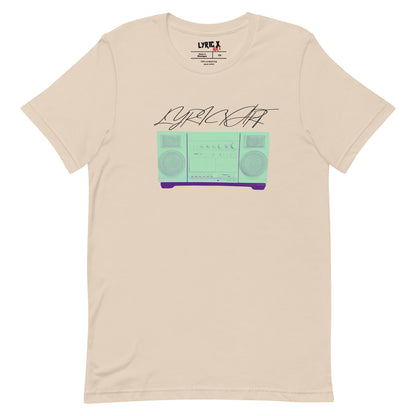 Lyric X Art Mint Green Boom Box T-Shirt