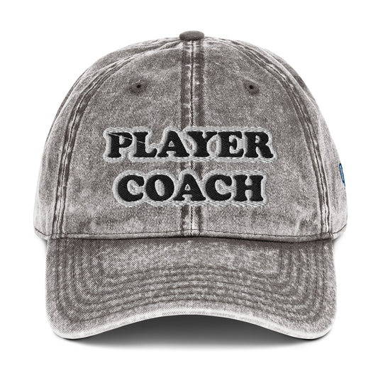 Player & Coach Vintage Cotton Twill Cap - lyricxart