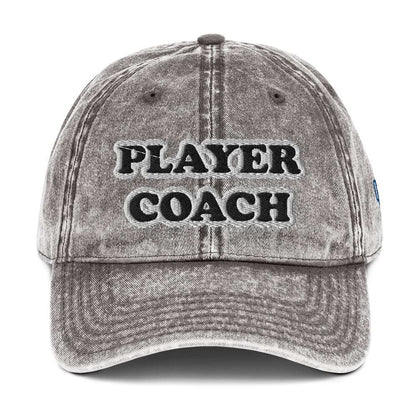 Player & Coach Vintage Cotton Twill Cap - lyricxart