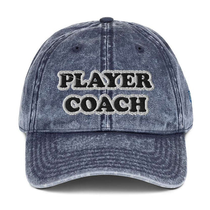 Player & Coach Vintage Cotton Twill Cap - lyricxart