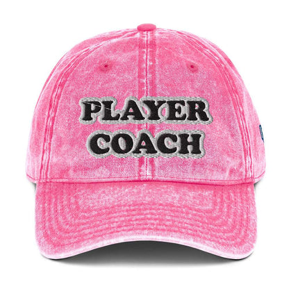 Player & Coach Vintage Cotton Twill Cap - lyricxart