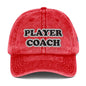 Player & Coach Vintage Cotton Twill Cap - lyricxart