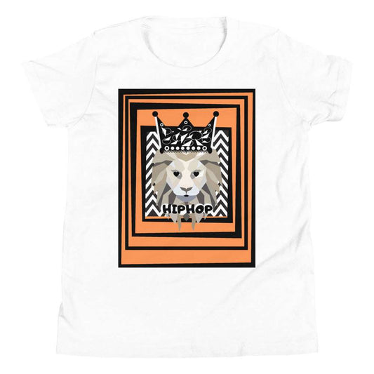 Youth T Hip Hop Lion White / XL kids